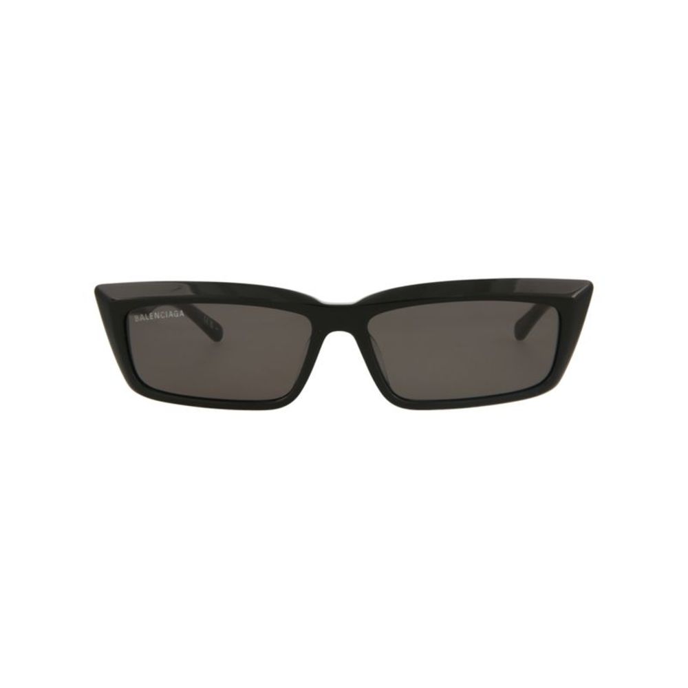 Balenciaga Square-Frame Acetate Sunglasses Black Womens